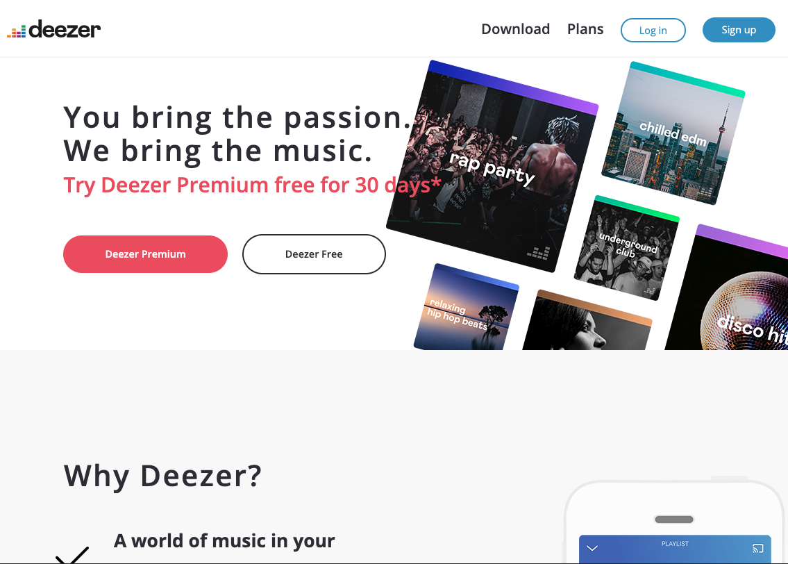 Deezer - Clone image